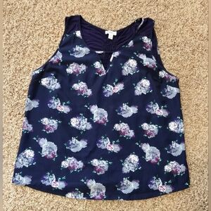 Market & Spruce Floral Sleeveless Top